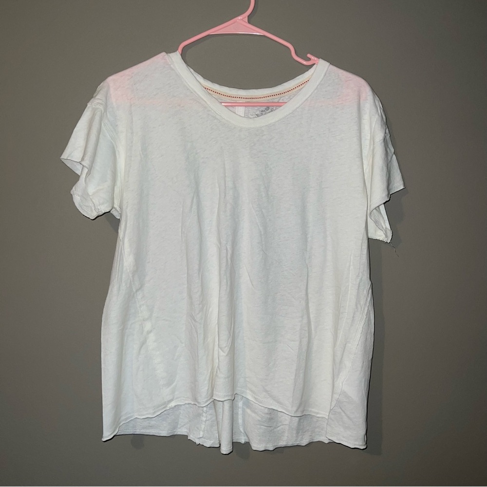 Pilcro | White and Red Short Sleeve Shirts